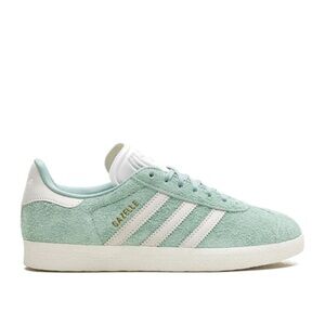 adidas Gazelle Suede Sneakers in Mint & White
